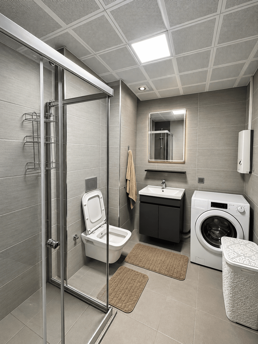 Стан 55м2 во Cevahir Sky City - За Изнајмување - Аеродром - Слика 9