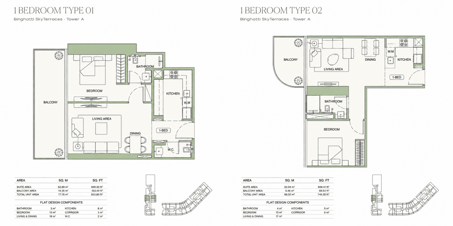 Binghatti Skyterraces – Дубаи - За Продажба - Дубаи - Слика 19